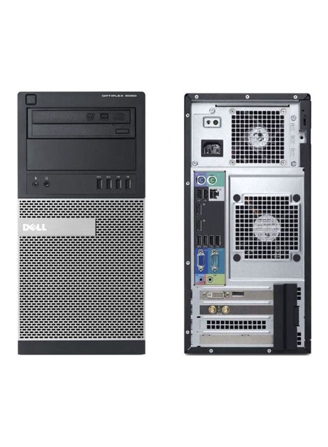 ديل كمبيوتر أوبتيبليكس 9020 ميني تاور - إنتل كور I5-4590، 500 جيجابايت، 4 جيجابايت، محرك DVD، نظام Dos أسود  - Image 3