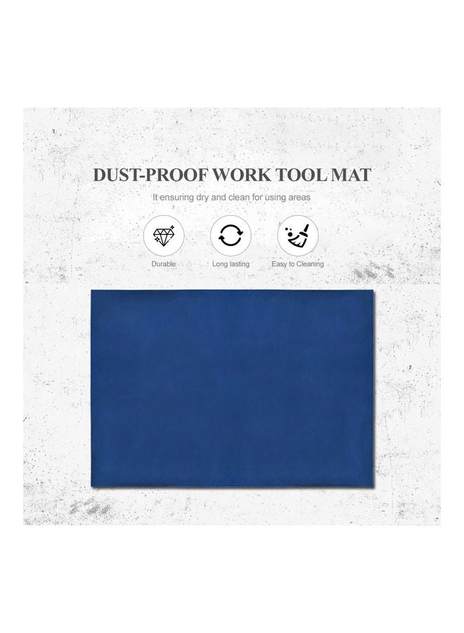 Generic Non Slip Dust Proof Cleaning Mat Blue 36.00x3.00x28.00cm  - Image 2