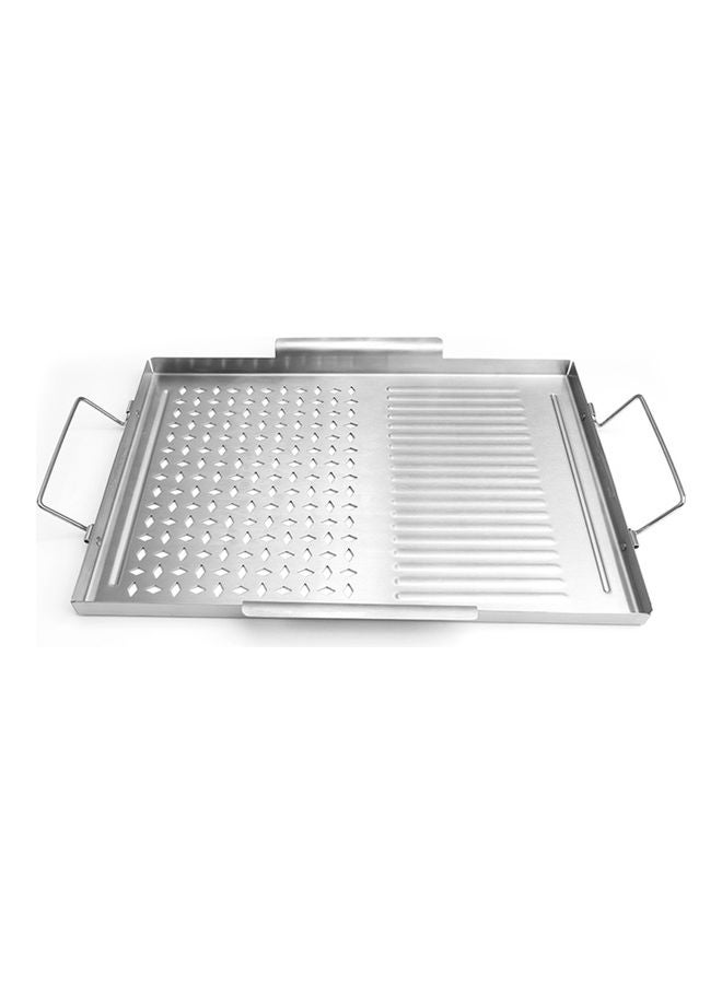 Non-Stick BBQ Grill Pan Silver - v1627321244/N49483150A_7