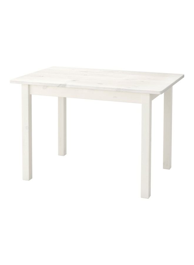 دبليو كيه طاولة بسيطة للأطفال للاستخدام في الأماكن الداخلية والخارجية أبيض - Image 1