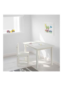 WK Simple Children Table Indoor and Outdoor White  - Image 2