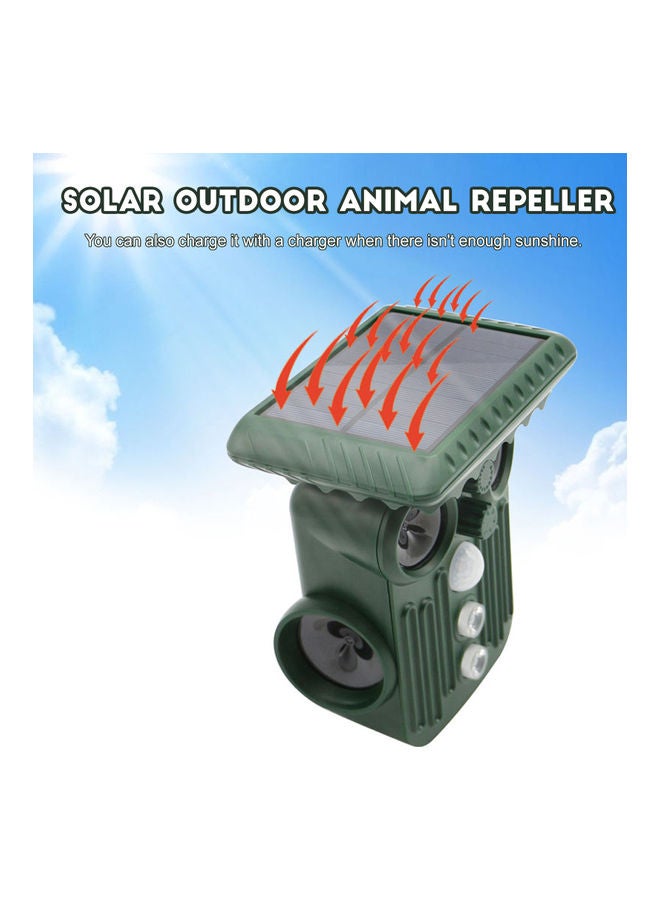 Generic Outdoor Animal Repeller Solar Repellent Device Green 15.50x13.00x14.50cm  - Image 4
