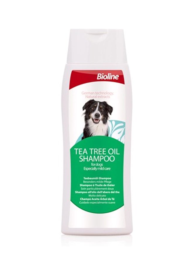 Bioline Tea Tree Oil Dog Shampoo   250Ml White 