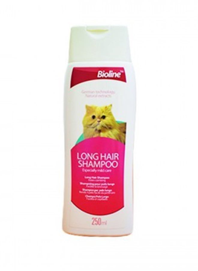 Bioline Long Hair Shampoo Cat 250Ml White 