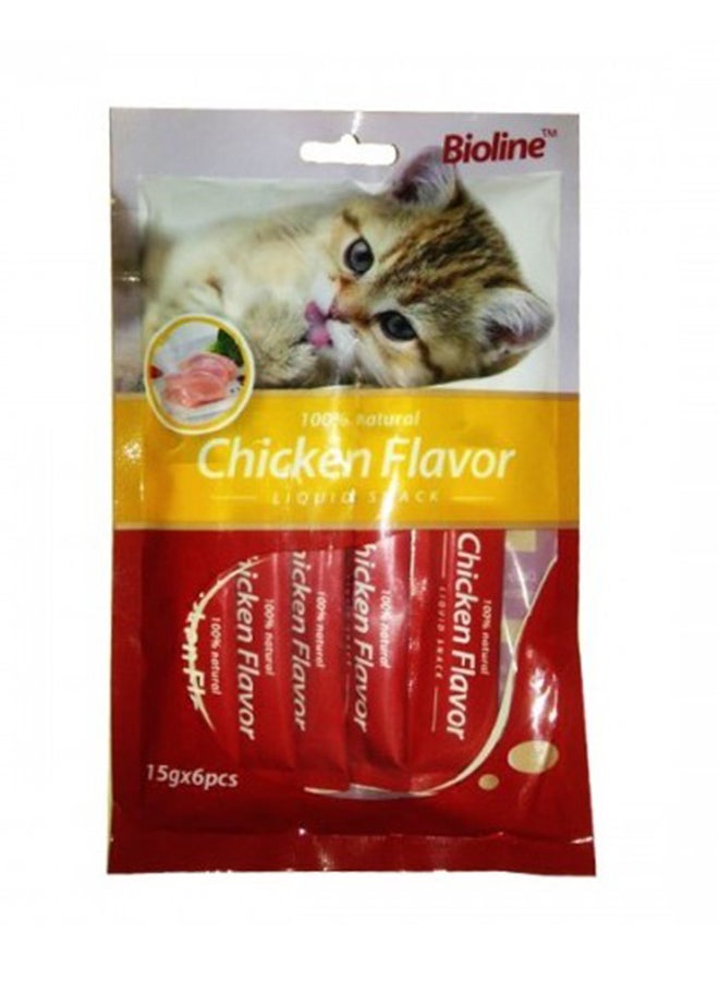 بايولاين طعام للقطط بالدجاج 15جرام
