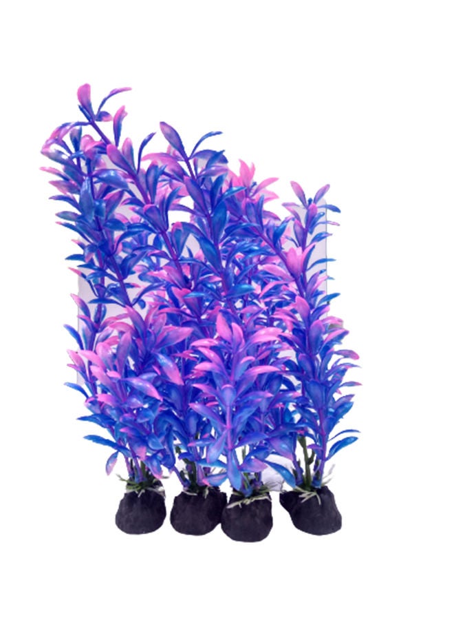 CAMRY Artificial Aquarium Plant Assorted 8 Inch Multicolour