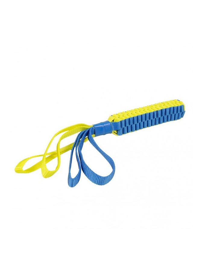 Duvo Supa' Nylon Tug Stick Blue/Yellow  - Image 1