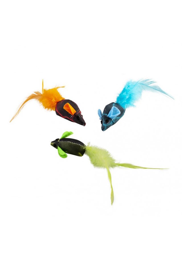 Duvo Flash Mice With Feathers Multicolour