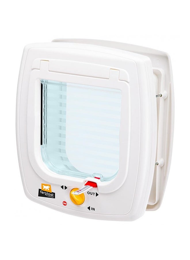 Ferplast Swing 5 Cat and Small Dog Flap White  - Image 1