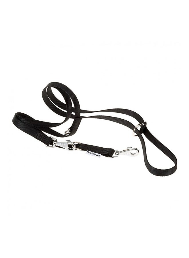 Ferplast Adjustable Nylon Dog Leash Black 
