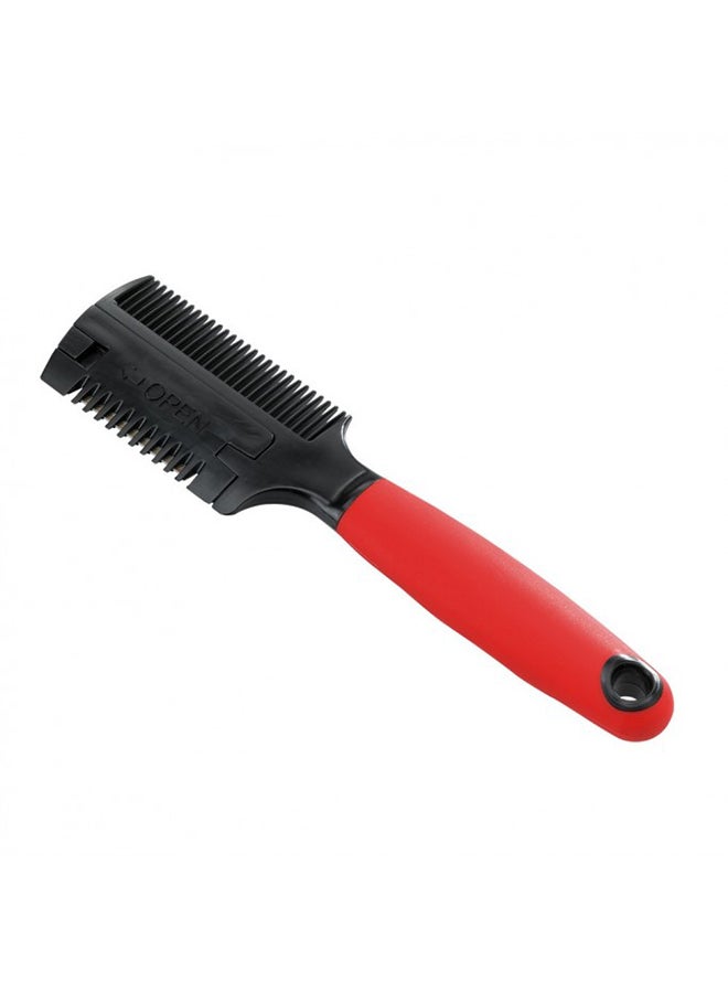 Ferplast Dog Double  Sided Comb With Razor Red/Black 