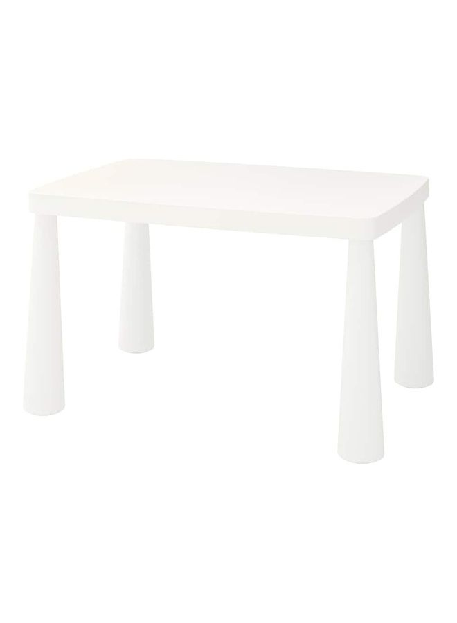 WK Simple Children Table Indoor and Outdoor White  - Image 1