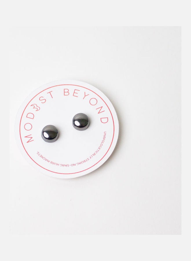 MODEST BEYOND 1-Pair Magnetic Hijab Pins Gun Black - Image 2