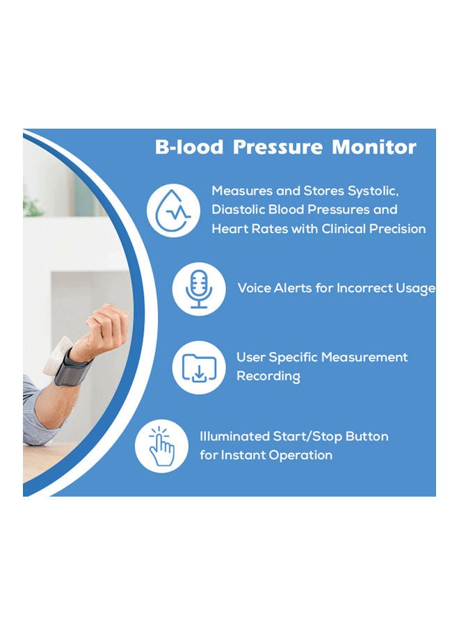 One Touch Button Blood Pressure Monitor Machine