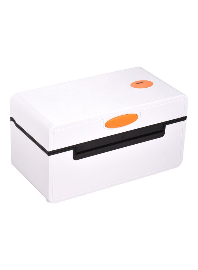 Desktop Thermal Label Printer White/Orange  - Image 2
