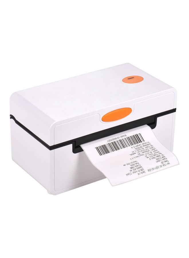 Desktop Thermal Label Printer White/Orange  - Image 5