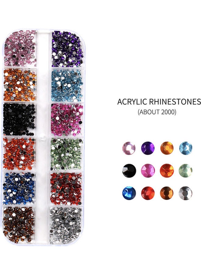 مجموعة أدوات تزيين الأظافر متعدد الألوان - Image 3