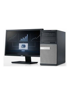 DELL Optiplex 9020Mt Desktop, Intel Core I7 16Gb Ram 1Tb Hdd, Win 7 Pro With Media. Dell 18.5Inch Monitor Black  - Image 1