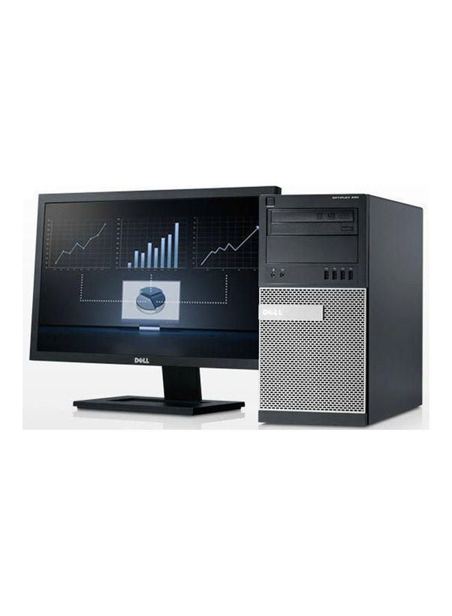 DELL Optiplex 9020Mt Desktop, Intel Core I7 16Gb Ram 1Tb Hdd, Win 7 Pro With Media. Dell 18.5Inch Monitor Black  - Image 1