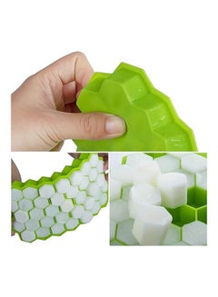 2-Piece a Multi-Colored 37-Hole Ice Cube Set With Plastic Lids Multicolour One Size - v1627328996/N49488778A_2