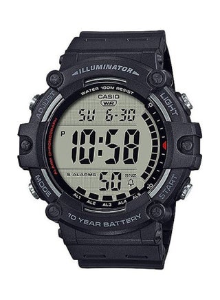 ساعة يد رقمية بسوار من المطاط طراز ‎Ae-1500Wh-1Avdf للرجال - v1627332647/N49497117A_1