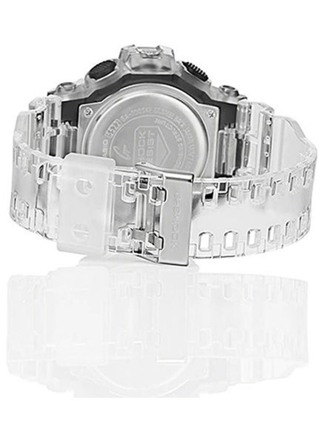 كاسيو ساعة يد بعقارب وسوار مطاطي طراز Ga-700Ske-7Adr للرجال - Image 5