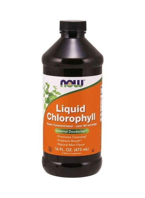 Liquid Chlorophyll Internal Deodorizer Mint Flavor 473 ml
