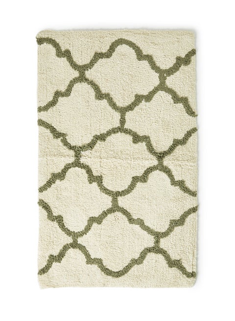 Sturdy Fine Decorative Area Rugs Multi 50X80cm