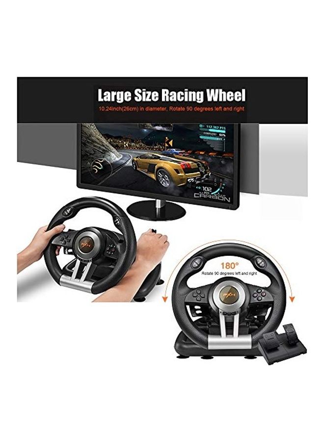 PXN USB Car Race Gaming Wired Steering Wheel With Pedals For Windows PC/PS3/PS4/Xbox One/Nintendo Switch  - Image 3