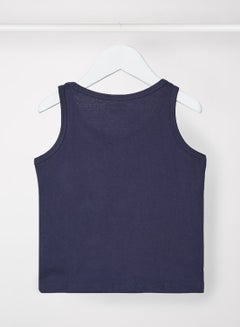 Eteenz Girls Casual Printed Vest Navy  - Image 2
