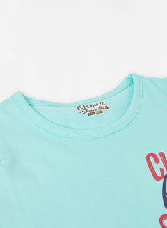 Eteenz Baby Girls Casual Crop Top Mint Green  - Image 4