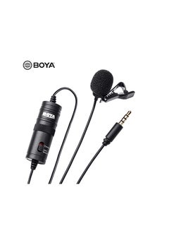 Mi VAZA Lavalier Stereo Clip Microphone BOYA M1 Black  - Image 1
