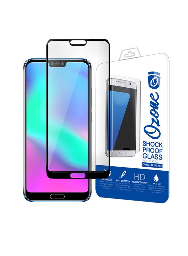 O Ozone Tempered Glass Screen Protector For Huawei Honor 10 Black
