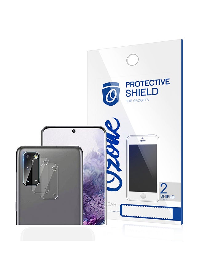 O Ozone Pack of 2 Tempered Glass Screen Protector For Samsung Galaxy S20 Clear - Image 1