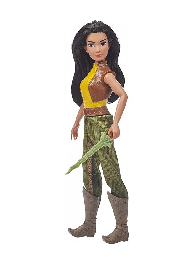 Disney Raya Fashion Doll with Clothes, Shoes, and Sword, Inspired by Disney's Raya and the Last Dragon Movie, Toy for Kids 3 Years and Up 5.1x14x35.56cm - Image 2