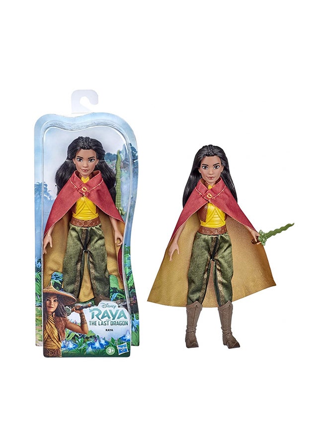 Disney Raya Fashion Doll with Clothes, Shoes, and Sword, Inspired by Disney's Raya and the Last Dragon Movie, Toy for Kids 3 Years and Up 5.1x14x35.56cm - Image 4