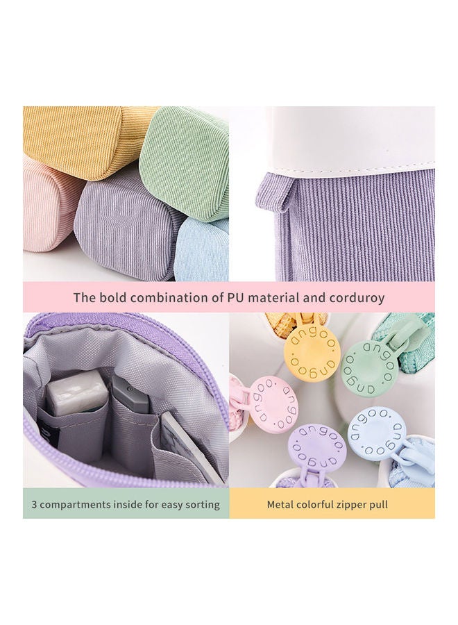 مقلمة قابلة للسحبِ أصفر/ابيض - Image 3