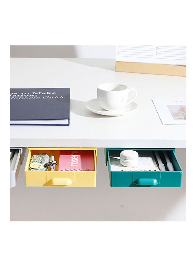 درج تخزين يوضع أسفل المكتب أصفر - Image 4