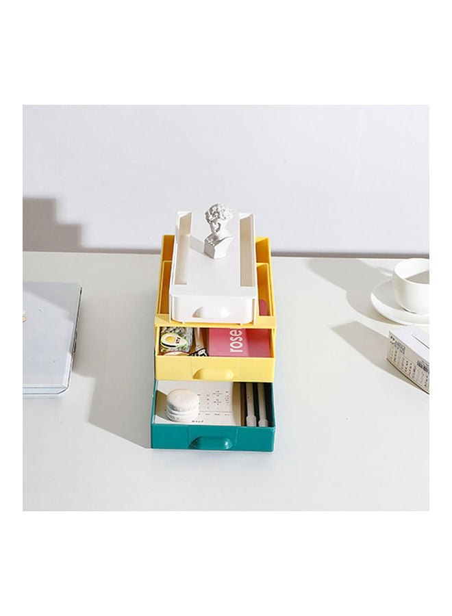 درج تخزين يوضع أسفل المكتب أصفر - Image 5