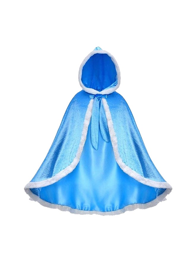 Halloween Children's Frozen Princess Elsa Cape Costume 140cm - Image 1
