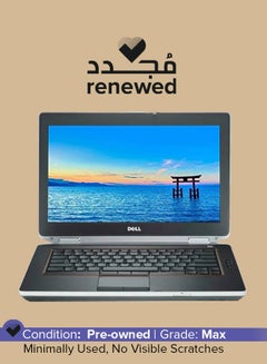 Renewed - Latitude E6520 Laptop With 15.6-Inch Display,Intel Core i7 Processor/2nd Gen/8GB RAM/256GB SSD/Intel HD Graphics Black Black