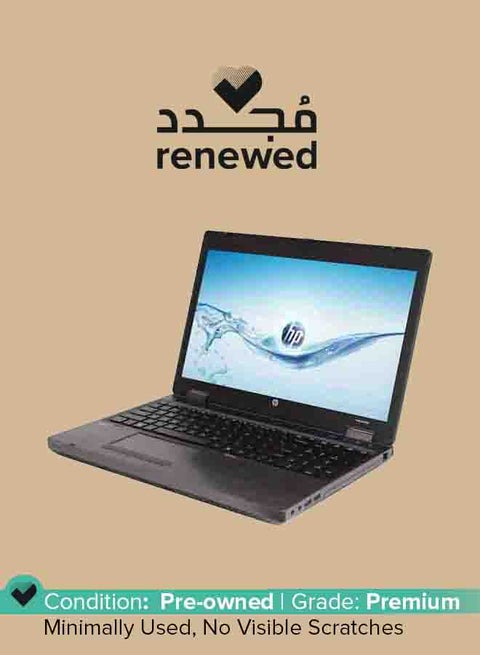 Renewed - Probook 6560B Laptop With 15.6-inch Display, Intel Core i5 Processor/2nd Gen/8GB RAM/256GB SSD/Intel HD Graphics Black