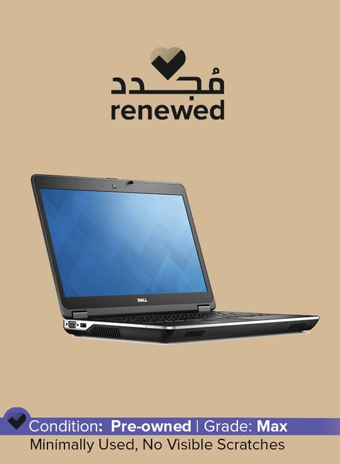 Renewed - Latitude E6440 Laptop With 14-Inch Display,Intel Core i5 Processor/4th Gen/8GB RAM/512GB SSD/intel HD Graphics Silver Silver