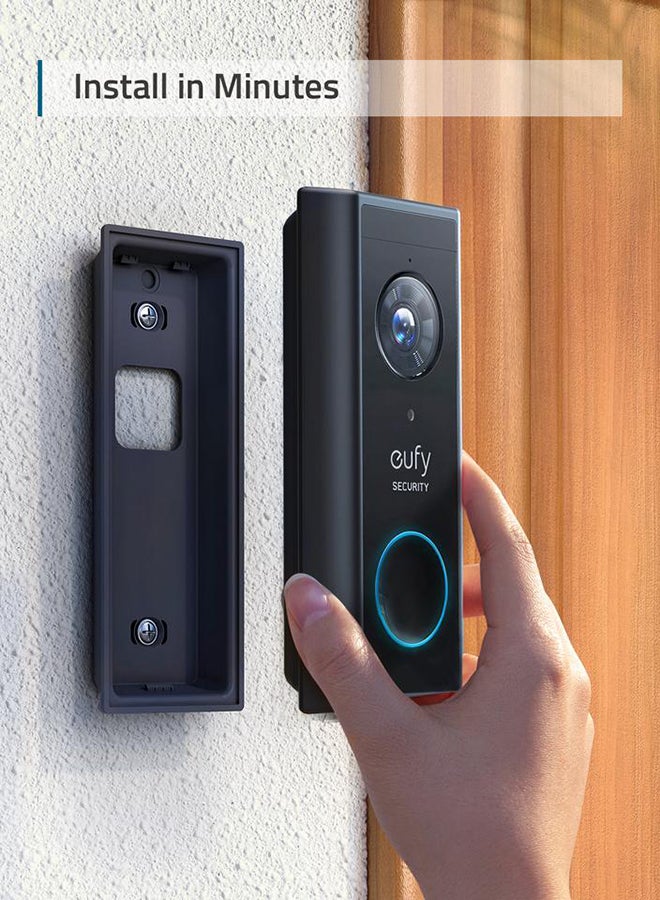 eufy - Security, Wireless Add-on Video Doorbell With 2K Resolution, 2-Way Audio, Simple Self-Installation, Home Base 1, 2, or E Required - Image 1