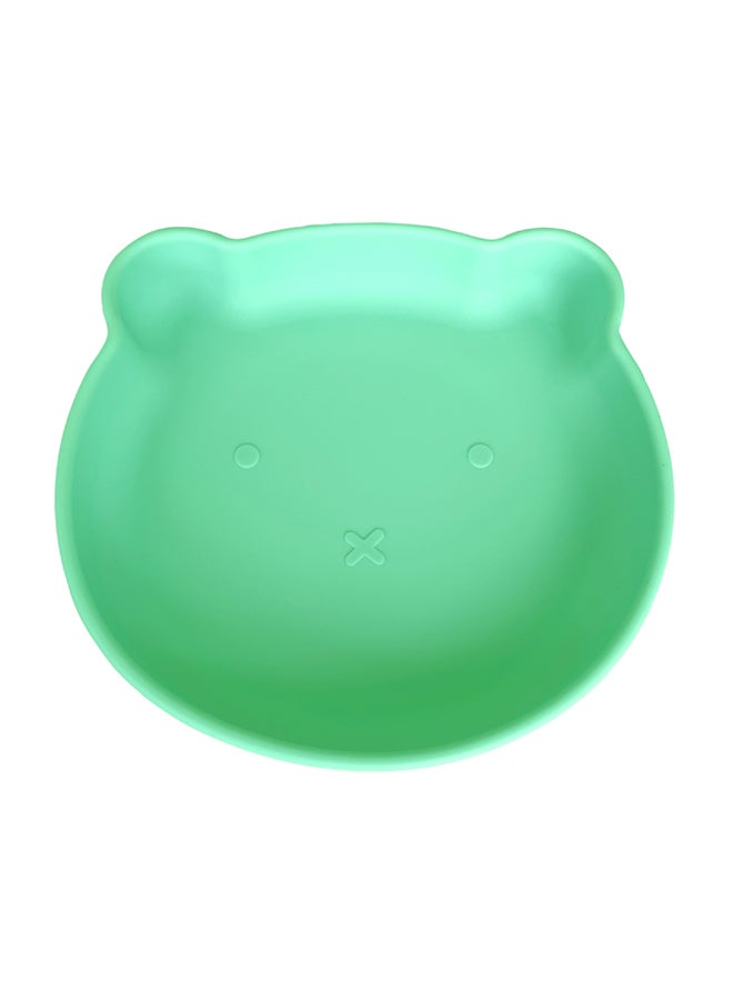 Bamboo Bark Silicone Baby Feeding Plate With Suction  - Image 1