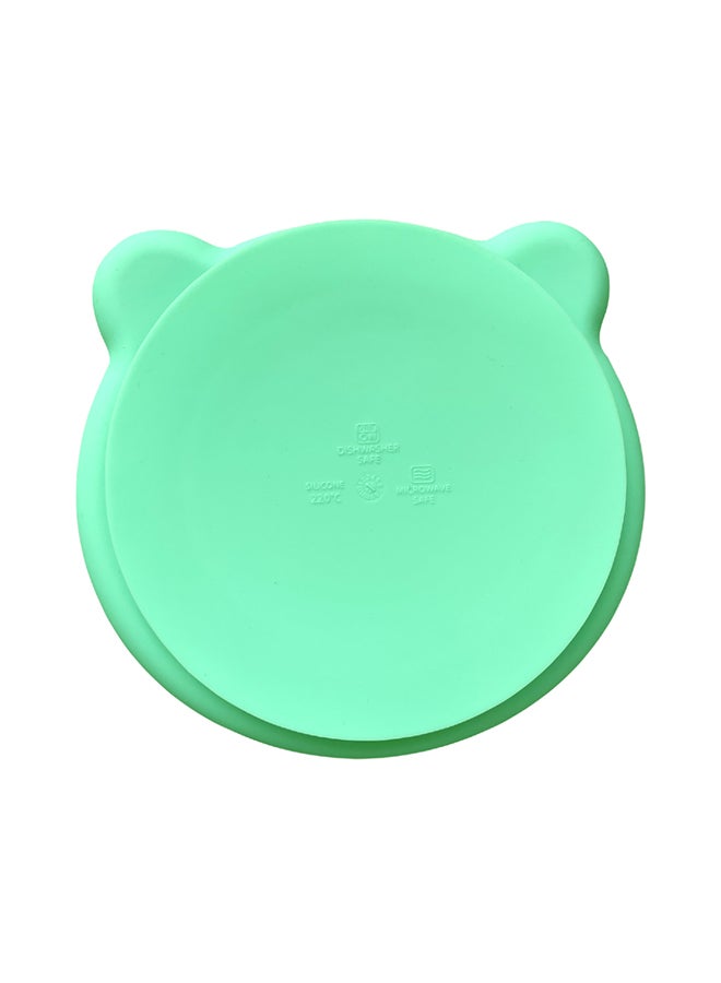 Bamboo Bark Silicone Baby Feeding Plate With Suction  - Image 2