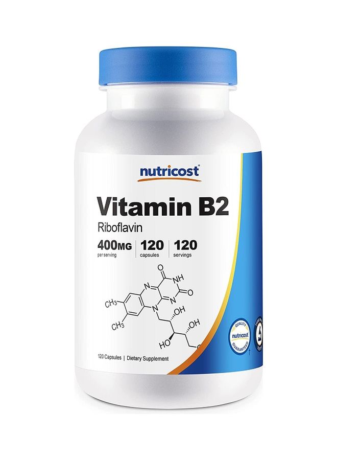 كبسولات فيتامين B2 بتركيز 400 ملجم - Image 1
