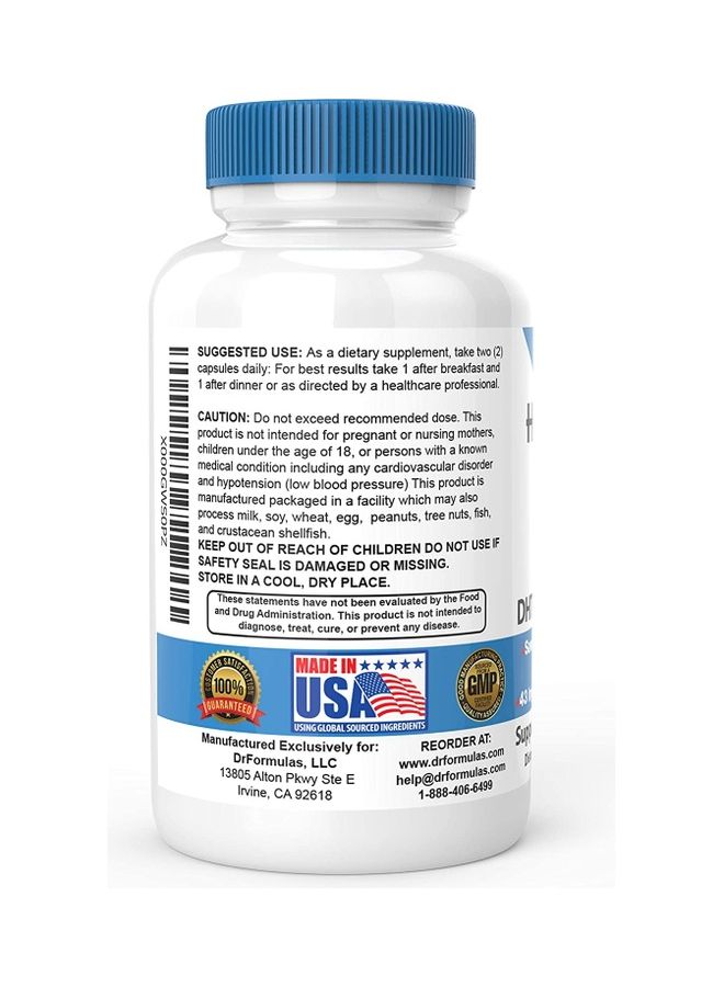 دي آر فورميولاز كبسولات هير أوميجا دي إتش تي من شركة دكتور فورميولاز، 5000 ميكروجم، فيتامينات لدعم نمو الشعر - Image 3