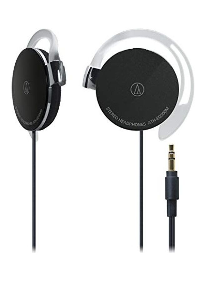 audio-technica Ear-Fit Wired Headphones With Mic Black