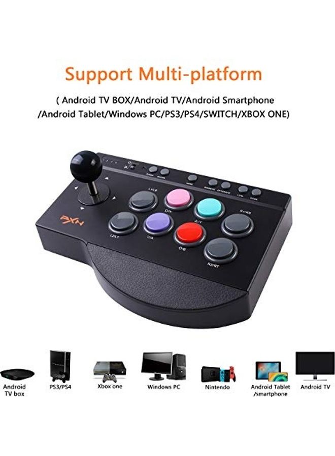 PXN - Arcade Game Fighting Wired Joystick With USB Port For PS3/PS4/Xbox One/Nintendo Switch/PC - Image 1